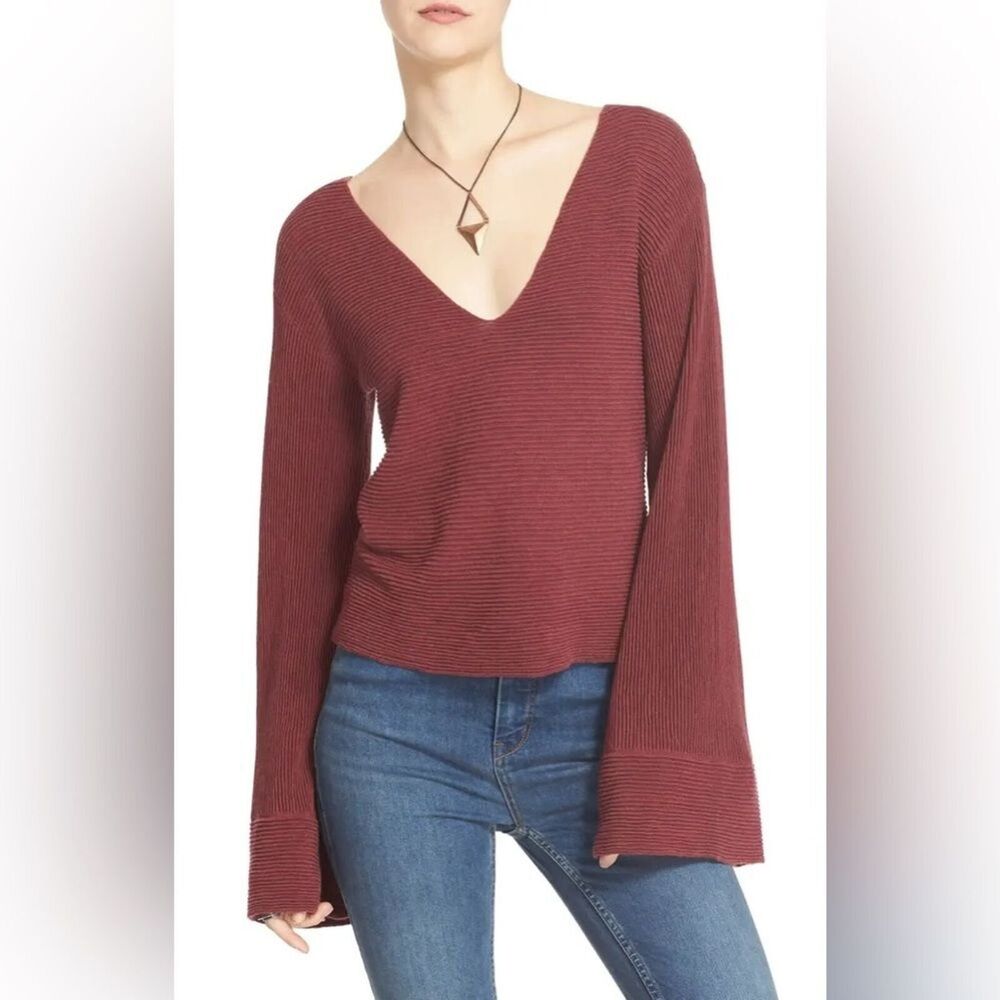 Free People Belle Sleeved Sweater - Boho Fashion - Free People on Sale